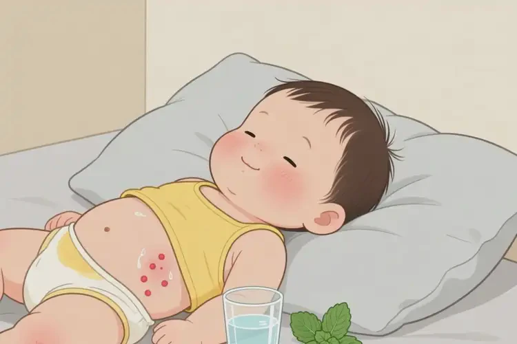 幼兒肚子上經(jīng)常起濕疹能靠自己自愈嗎(圖1)