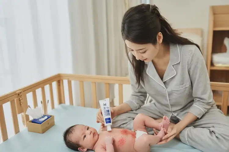 新生儿肚子经常长湿疹能够彻底治愈吗(图2)