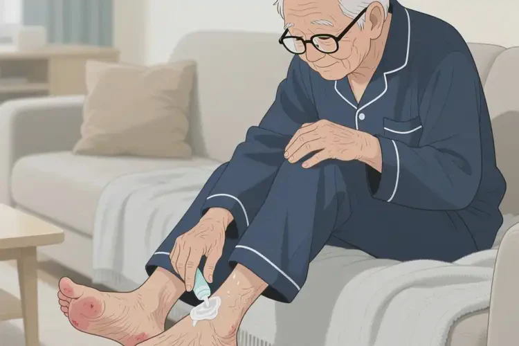 高齡老人腳上偶爾起濕疹能徹底自愈嗎(圖3)