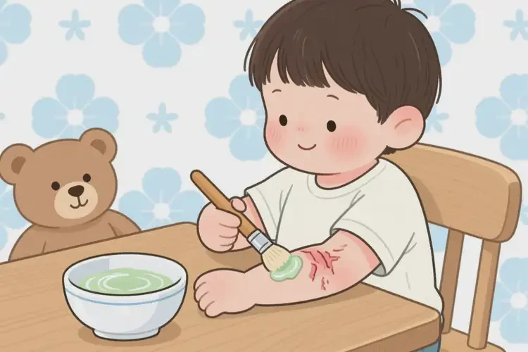 幼兒手臂上起濕疹不管它會(huì)自己痊愈嗎(圖3)