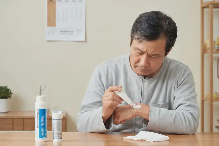 男性大腿出現(xiàn)濕疹不管它會自己痊愈嗎(圖2)