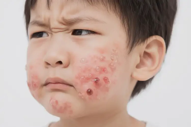 少儿面部经常起湿疹不管它会自己好吗(图3)