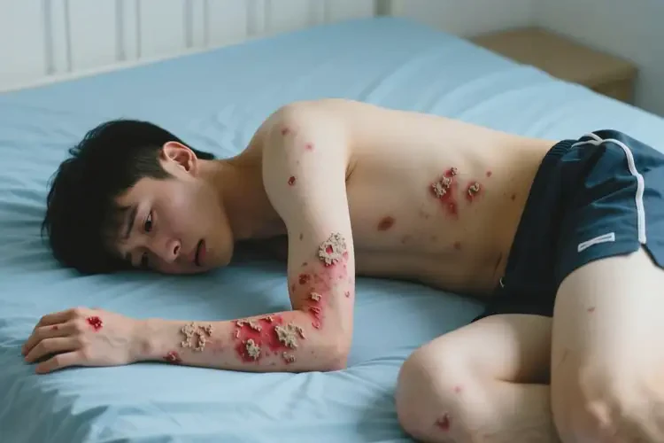 青年人全身經(jīng)常起濕疹不管它會自己好嗎(圖2)