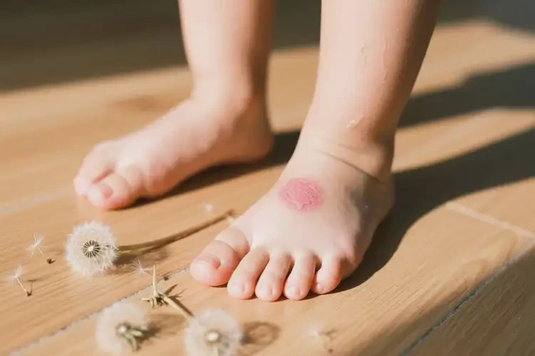 少兒腳上經(jīng)常長(zhǎng)濕疹不管它會(huì)自己自愈嗎(圖1)