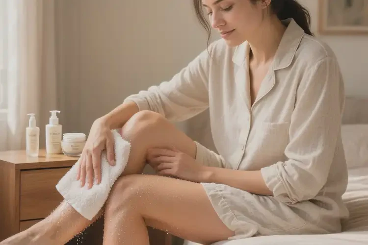 女性小腿上有濕疹可以徹底自愈嗎(圖1)