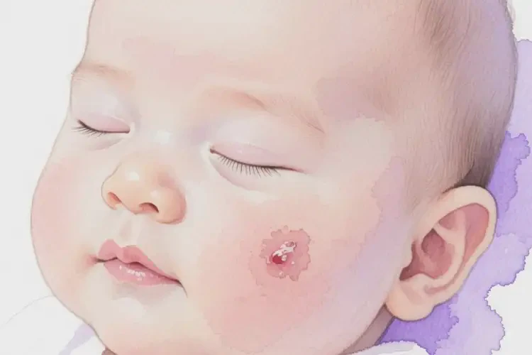 嬰幼兒面部偶爾長濕疹能徹底自愈嗎(圖1)
