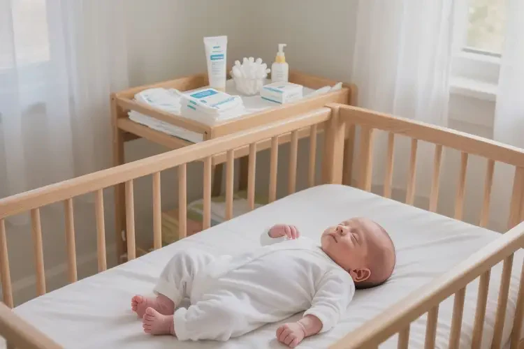 新生兒大腿起濕疹可不可以徹底自愈(圖1)