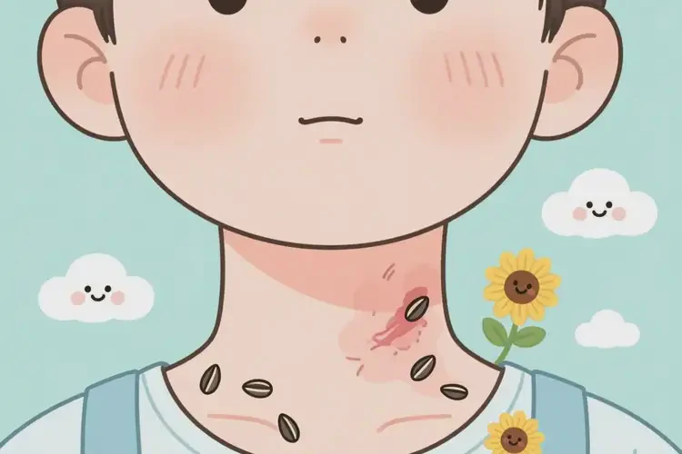 兒童脖子上起濕疹不管它會(huì)自己痊愈嗎(圖3)