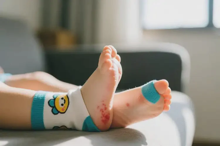 儿童脚上长湿疹能靠自己自愈吗(图1)