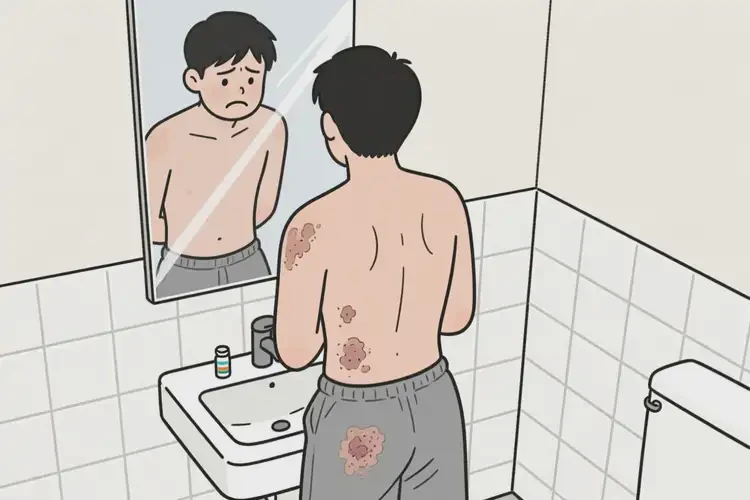 大學生屁股長濕疹不管它會自己好嗎(圖2)