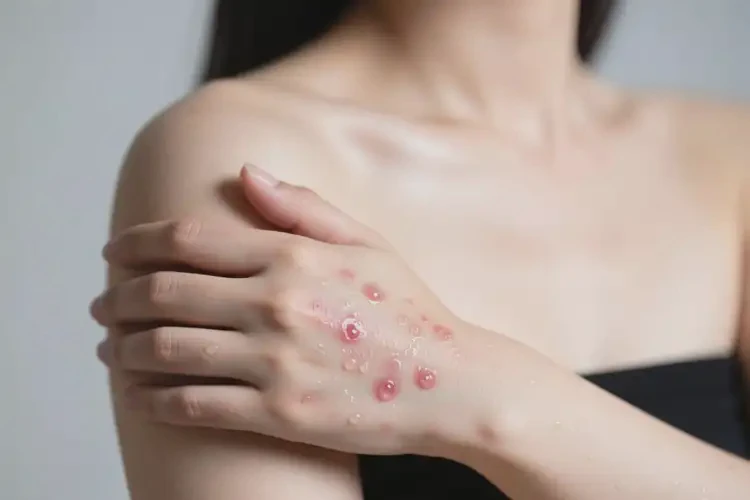 女性手臂上容易起濕疹可不可以徹底自愈(圖1)