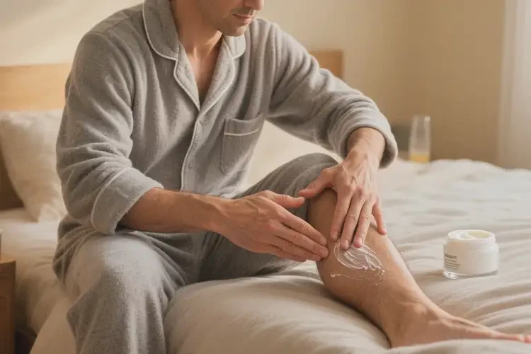 男性大腿上經(jīng)常起濕疹可以徹底自愈嗎(圖1)