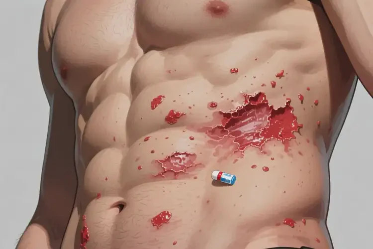 男人肚子出現濕疹可以徹底自愈嗎(圖2)