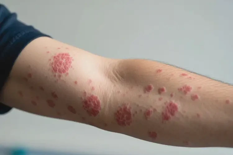 男人手臂上容易長濕疹可以徹底自愈嗎(圖3)