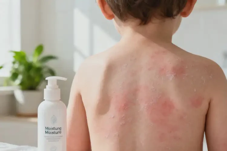 小孩全身偶爾長(zhǎng)濕疹不管它會(huì)自己自愈嗎(圖1)