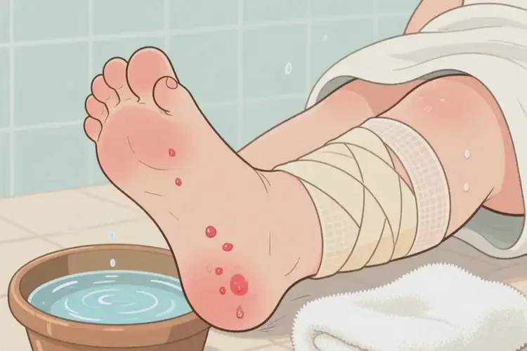 孩子腳上偶爾長(zhǎng)濕疹能靠自己自愈嗎(圖3)