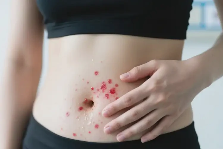 女人肚子上出濕疹能夠徹底治愈嗎(圖4)