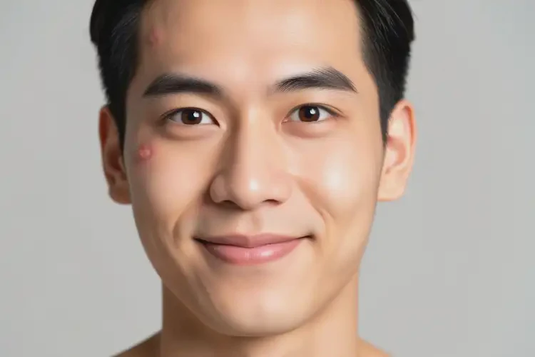 青年人面部長濕疹能夠徹底治愈嗎(圖2)