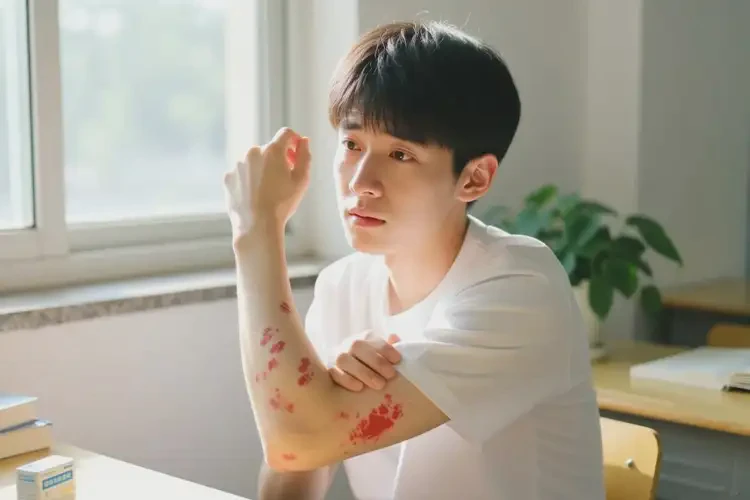 大學(xué)生手臂有濕疹能徹底自愈嗎(圖4)