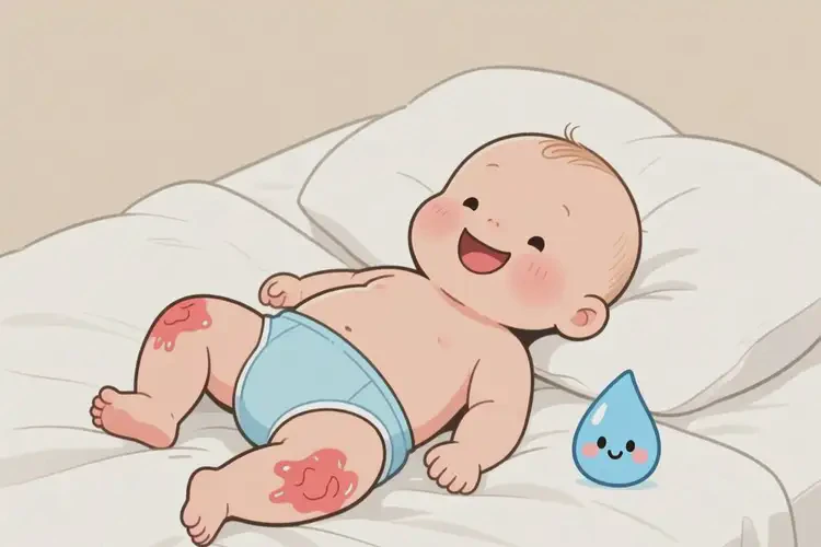 嬰幼兒大腿起濕疹不管它會自己痊愈嗎(圖2)