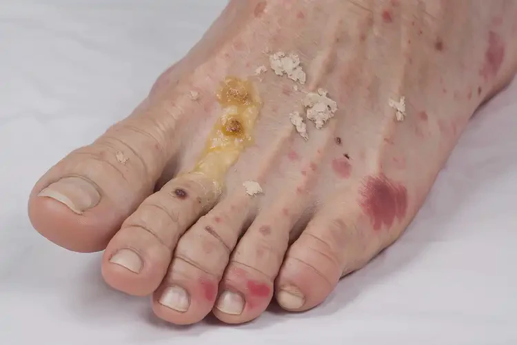 小孩脚上经常起湿疹不管它会自己自愈吗(图2)