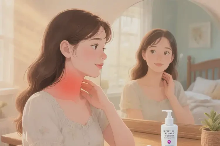 女生脖子長濕疹可不可以徹底自愈(圖4)