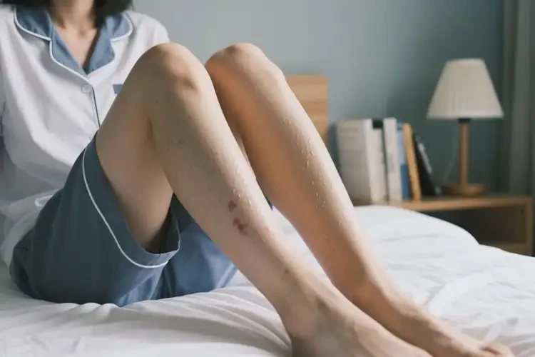 大學(xué)生大腿偶爾起濕疹能夠徹底治愈嗎(圖1)