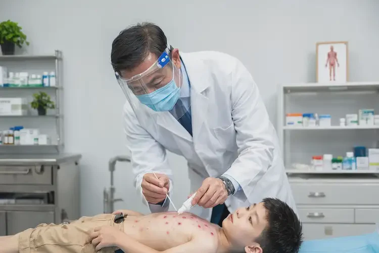 小兒肚子起濕疹可以徹底自愈嗎(圖3)