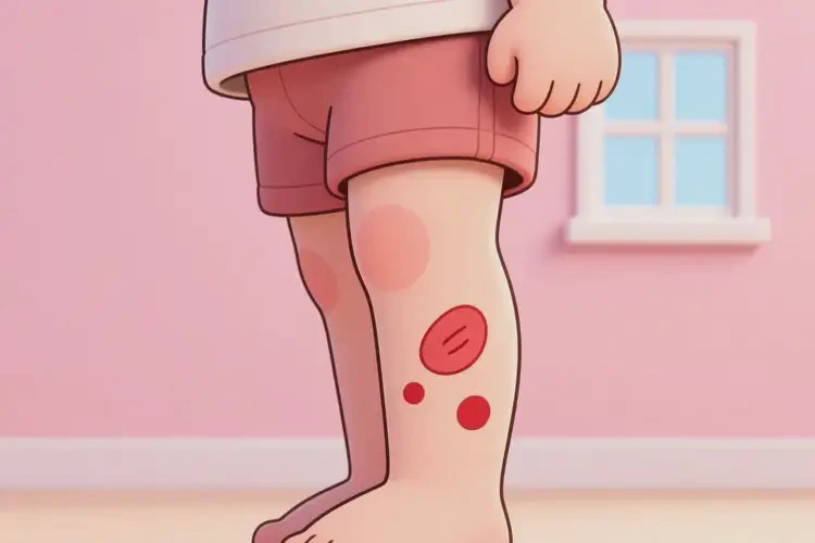 少兒大腿偶爾起濕疹能靠自己自愈嗎(圖2)