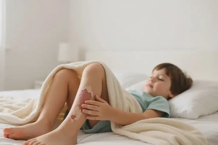 小學(xué)生小腿經(jīng)常長濕疹能靠自己自愈嗎(圖1)