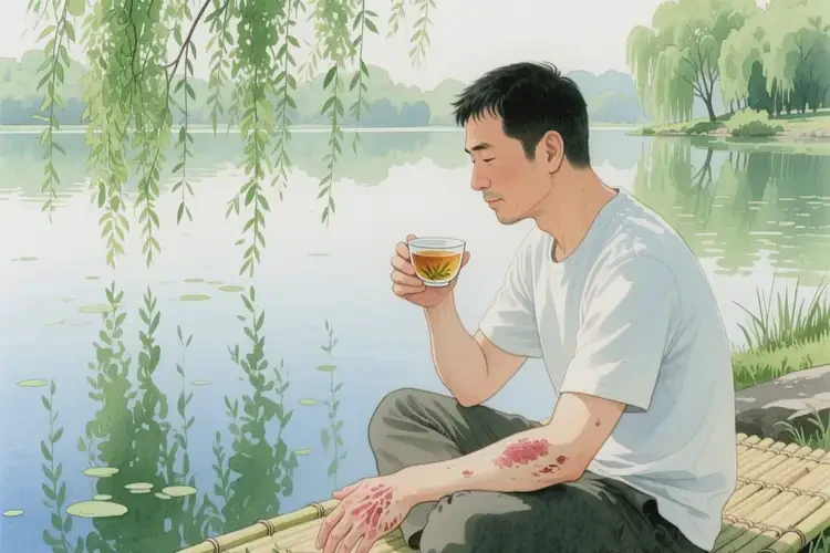 男性全身出現(xiàn)濕疹可以徹底自愈嗎(圖1)