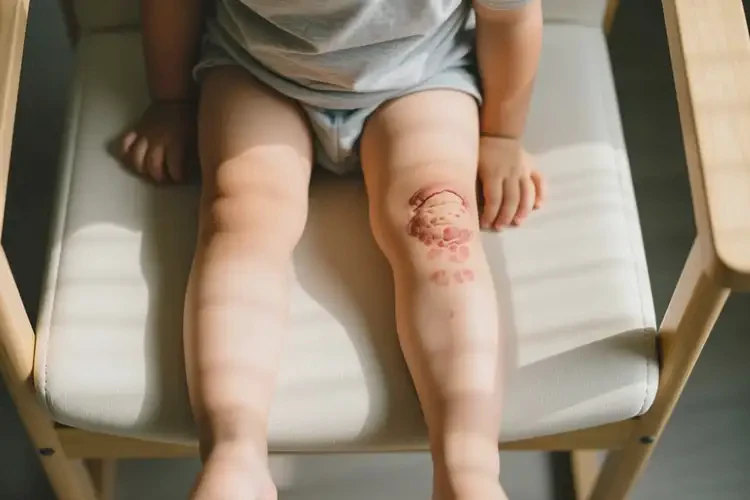 小學(xué)生大腿長濕疹不管它會(huì)自己痊愈嗎(圖3)