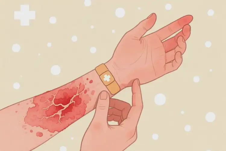 女生手臂容易起濕疹不管它會自己痊愈嗎(圖2)