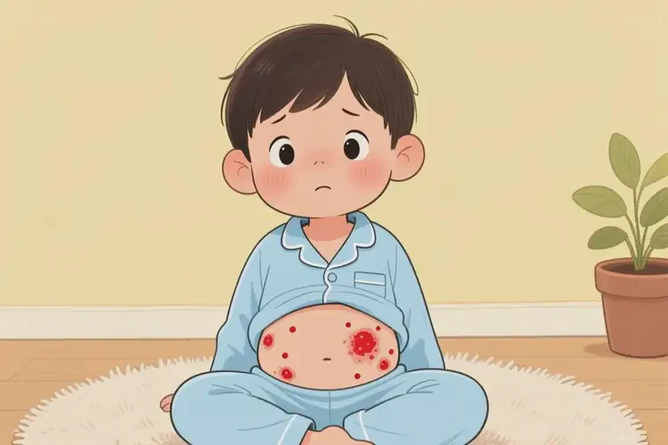 小學(xué)生肚子上起濕疹可以徹底自愈嗎(圖3)