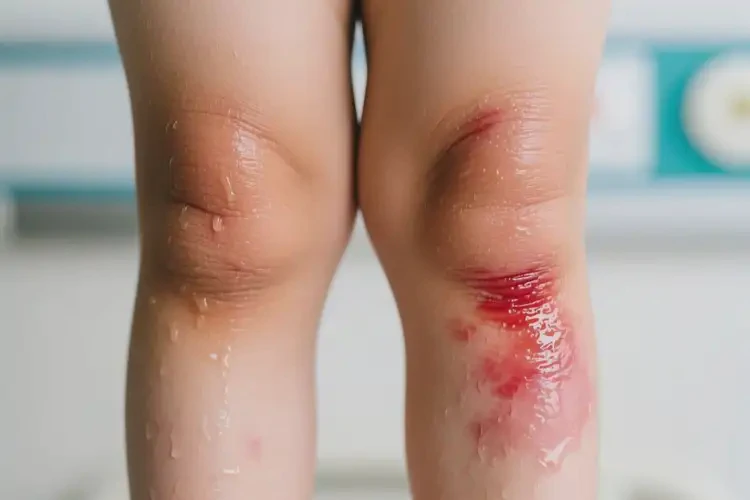 小孩小腿上偶爾起濕疹可以徹底自愈嗎(圖2)