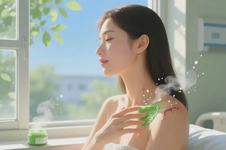 女性脖子上出濕疹不管它會自己好嗎(圖2)