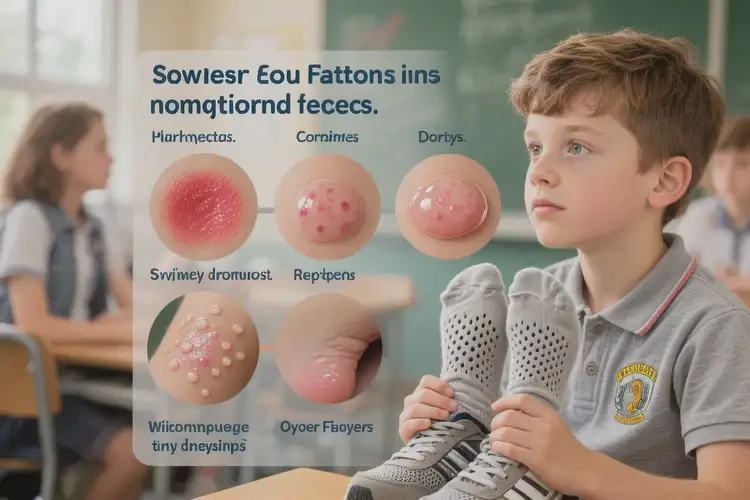 小學生腳上容易長濕疹能徹底自愈嗎(圖4)