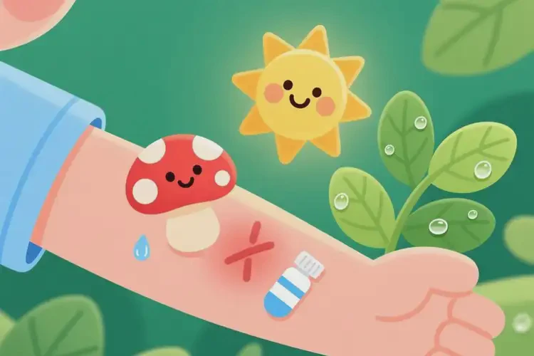 少兒手臂上經(jīng)常長濕疹能靠自己自愈嗎(圖1)