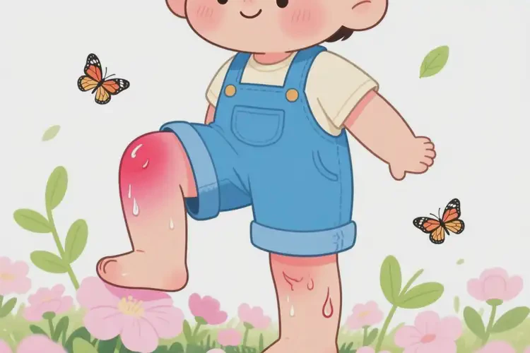 少兒大腿上經常起濕疹不管它會自己自愈嗎(圖2)