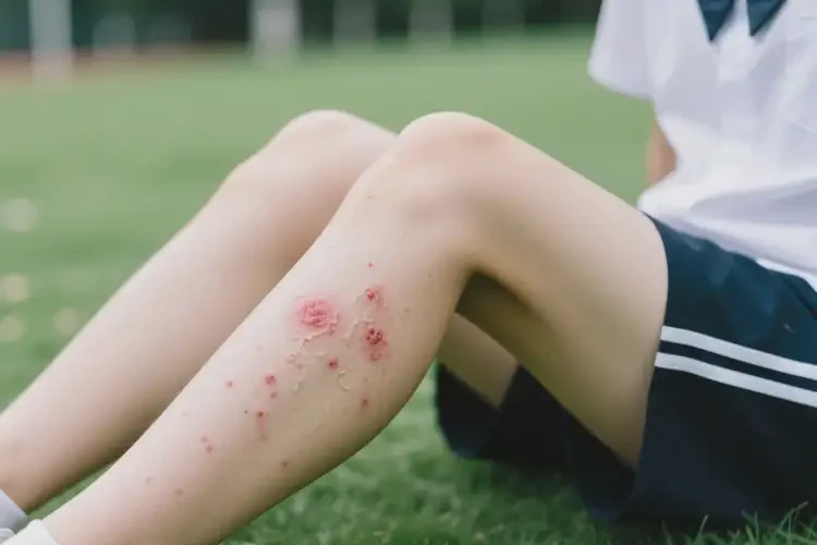 大學(xué)生小腿上有濕疹不管它會(huì)自己痊愈嗎(圖4)