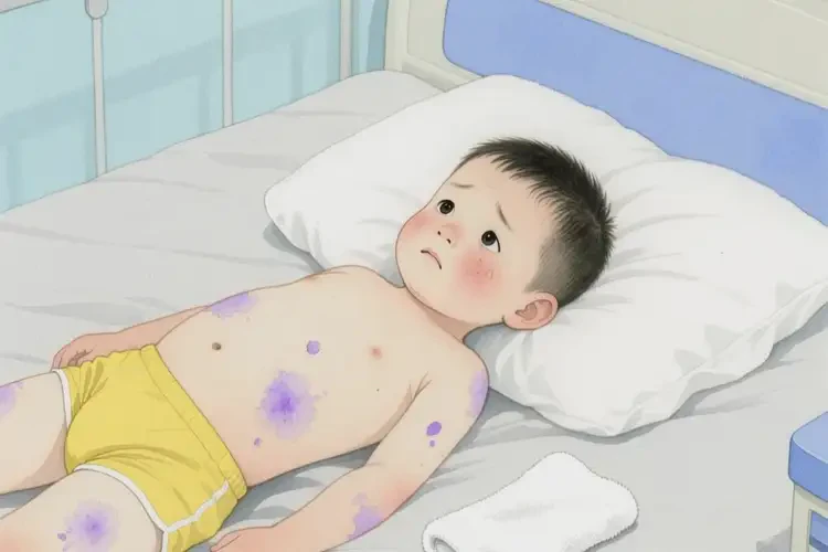 少儿肚子有湿疹不管它会自己痊愈吗(图2)