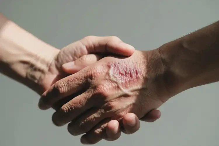 男人手上起濕疹能夠徹底治愈嗎(圖1)