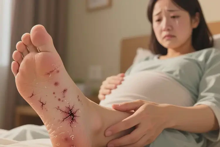產(chǎn)婦腳上長濕疹不管它會自己痊愈嗎(圖3)