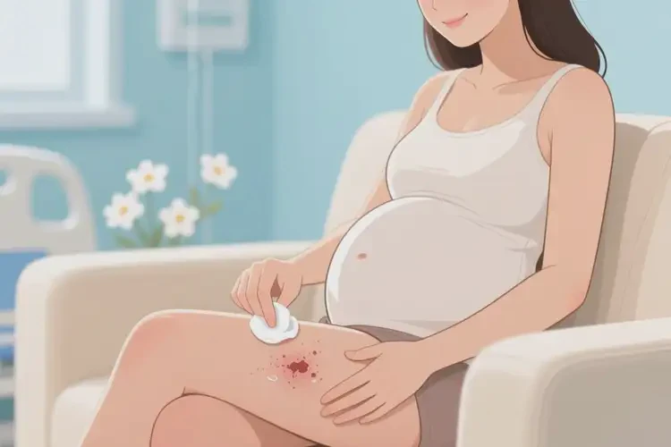 孕婦大腿上出濕疹不管它會(huì)自己好嗎(圖3)