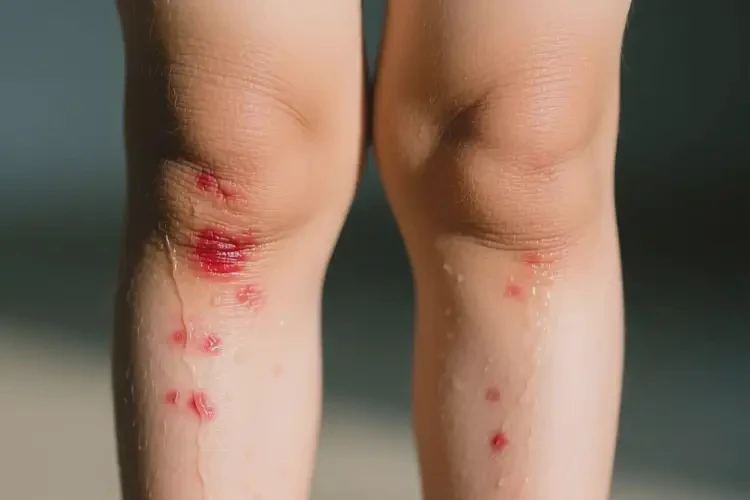 小孩小腿上偶爾起濕疹可以徹底自愈嗎(圖3)