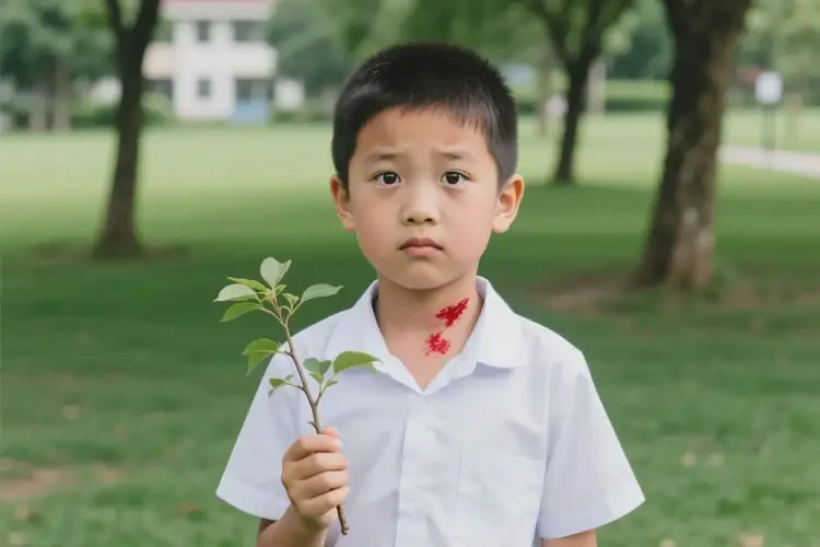 小學(xué)生脖子上出現(xiàn)濕疹能靠自己自愈嗎(圖2)