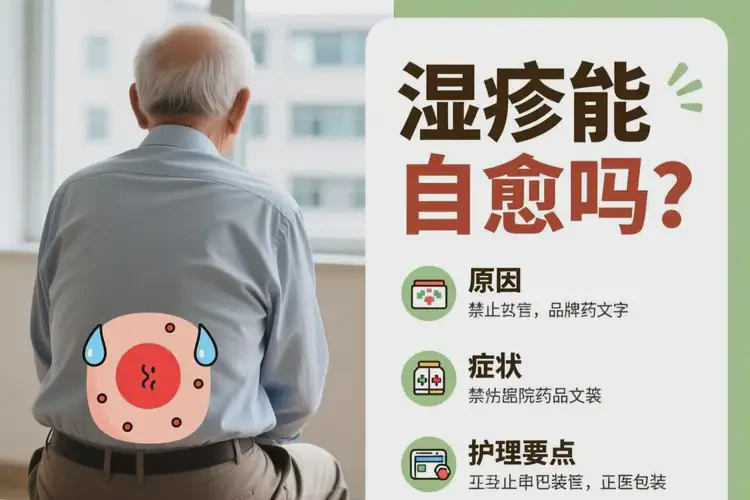 老年人屁股長濕疹可以徹底自愈嗎(圖2)