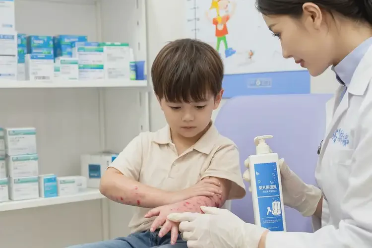 少兒手臂容易起濕疹不管它會(huì)自己好嗎(圖3)