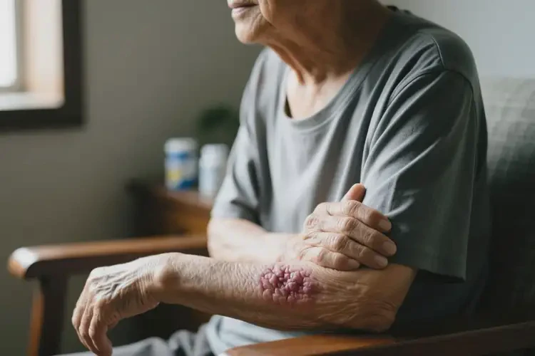 老人手臂起濕疹不管它會自己痊愈嗎(圖3)