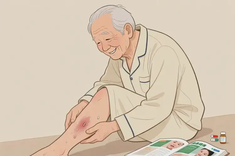高龄老人小腿上偶尔长湿疹可不可以彻底自愈(图2)